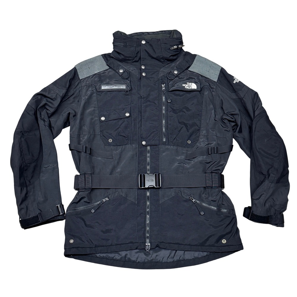 Size XL - Vintage The North Face Steep Tech Apogee Jacket Black Ski Parka Coat